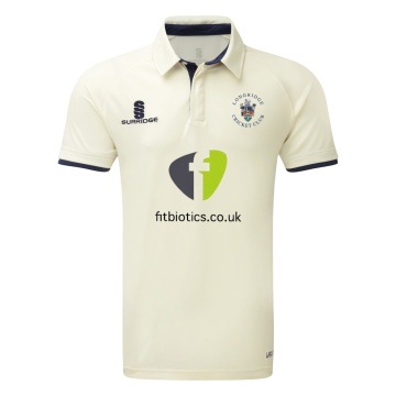 Longridge CC - Ergo Short Sleeve Navy Trim Shirt