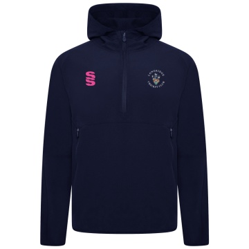 LONGRIDGE CC Women's Dual Elite 1/4 Zip Hoody / Rain Jacket : Navy